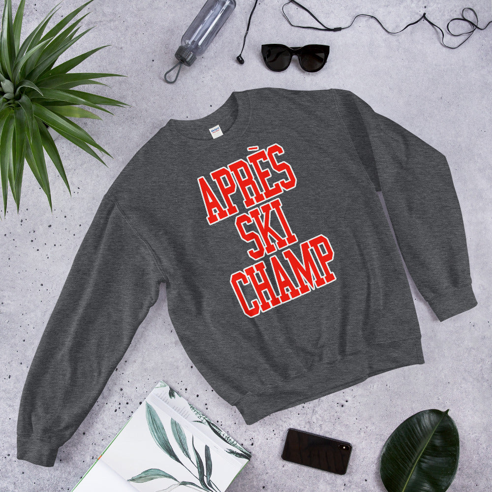 Apres Ski Champ printed crewneck
