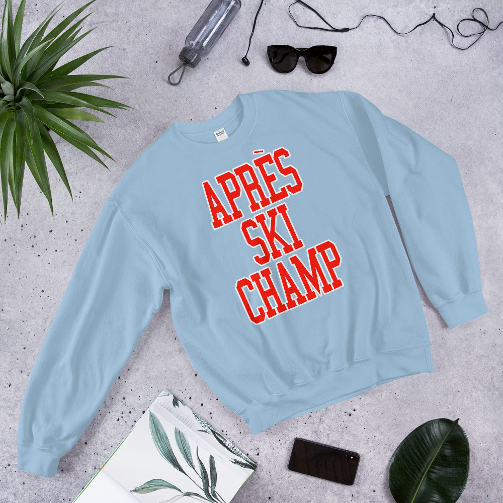 Apres Ski Champ printed crewneck