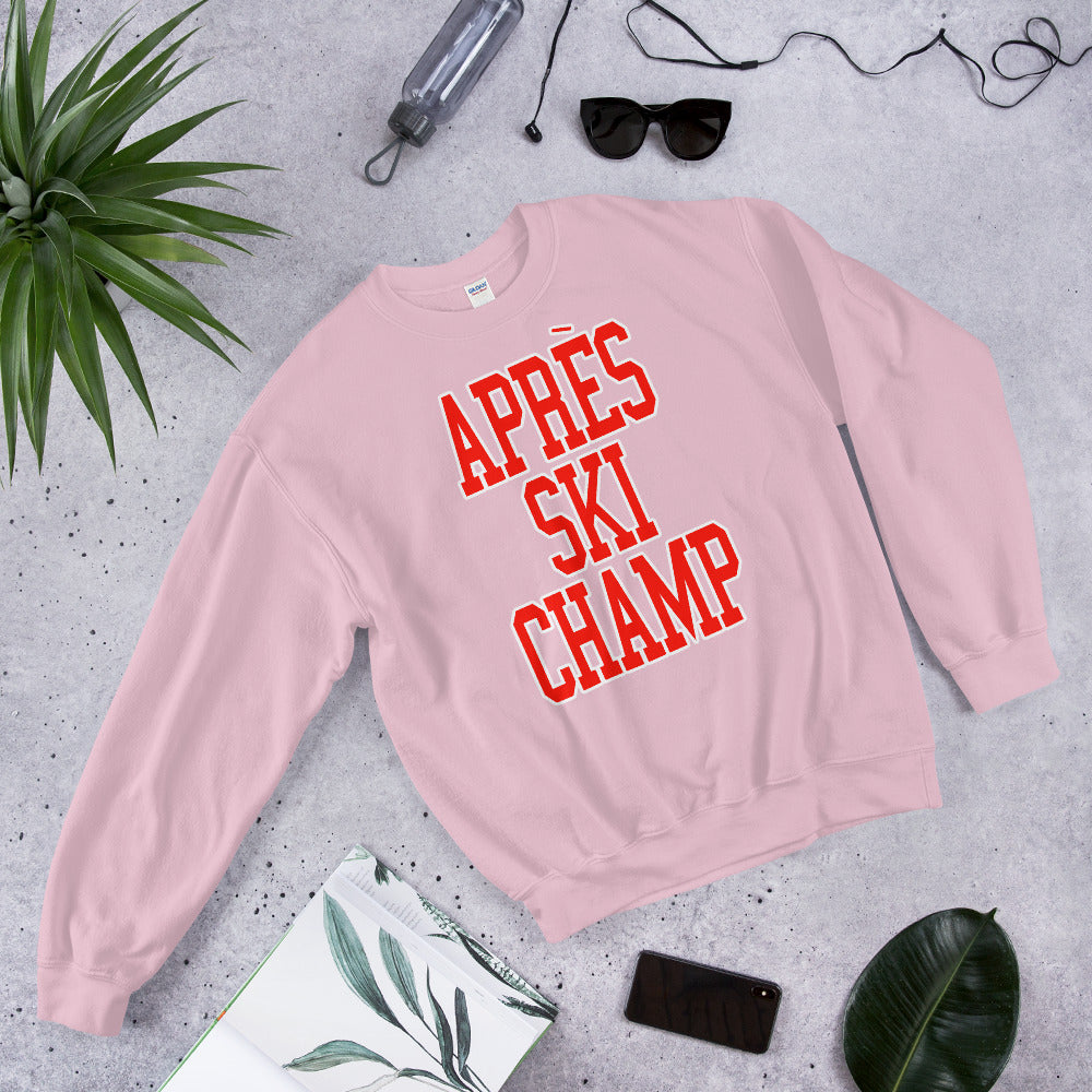 Apres Ski Champ printed crewneck