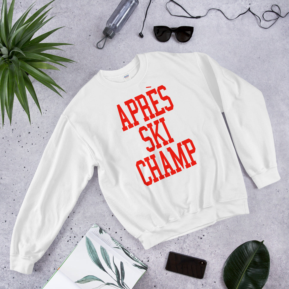 Apres Ski Champ printed crewneck
