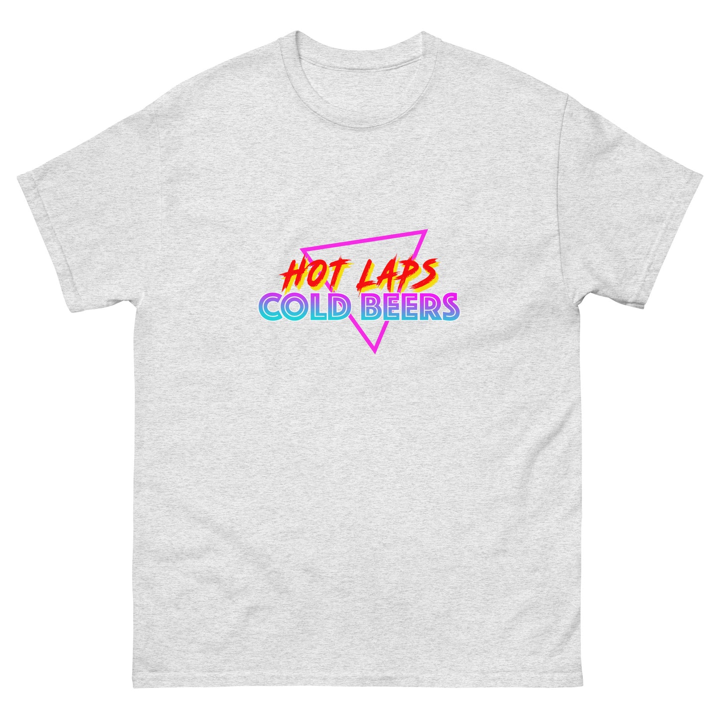 Hot Laps Cold Beers t-shirt printed by Whistler Shirts