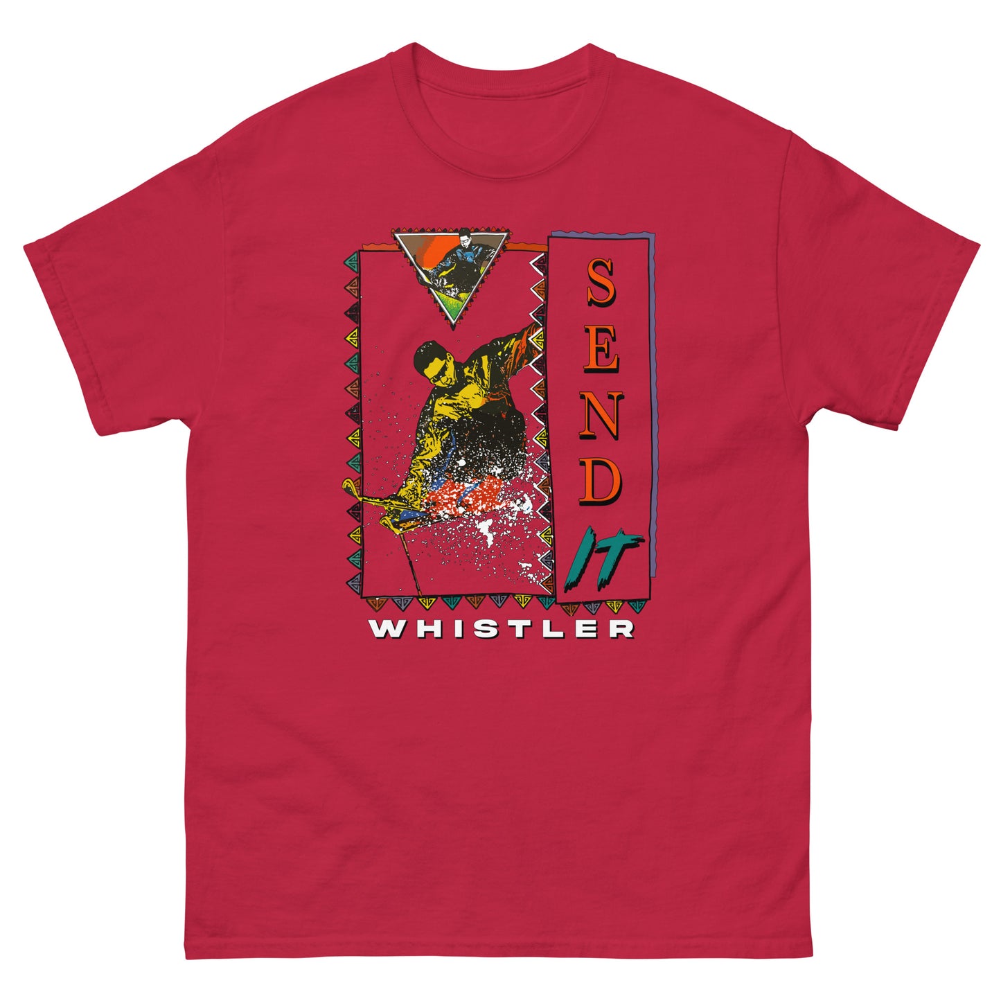 Send it Whistler printed on T-shirt by Whistler Shirts