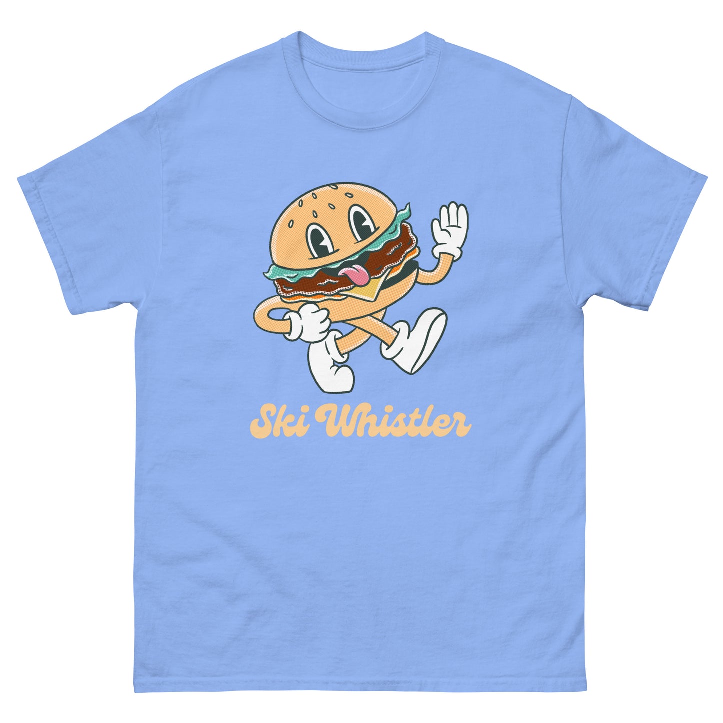 Ski Whistler Hamburger Man T-shirt printed by Whistler Shirts