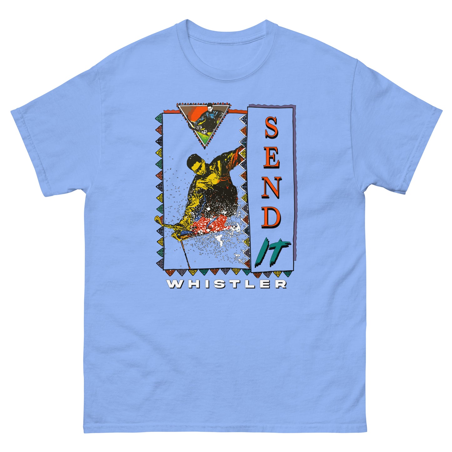 Send it Whistler printed on T-shirt by Whistler Shirts