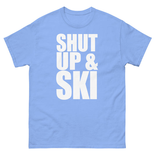Shut up and ski printed t-shirt by Whistler shirts