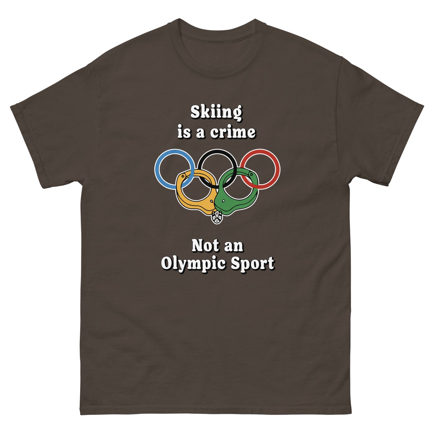 Skiing is a Crime T-shirt