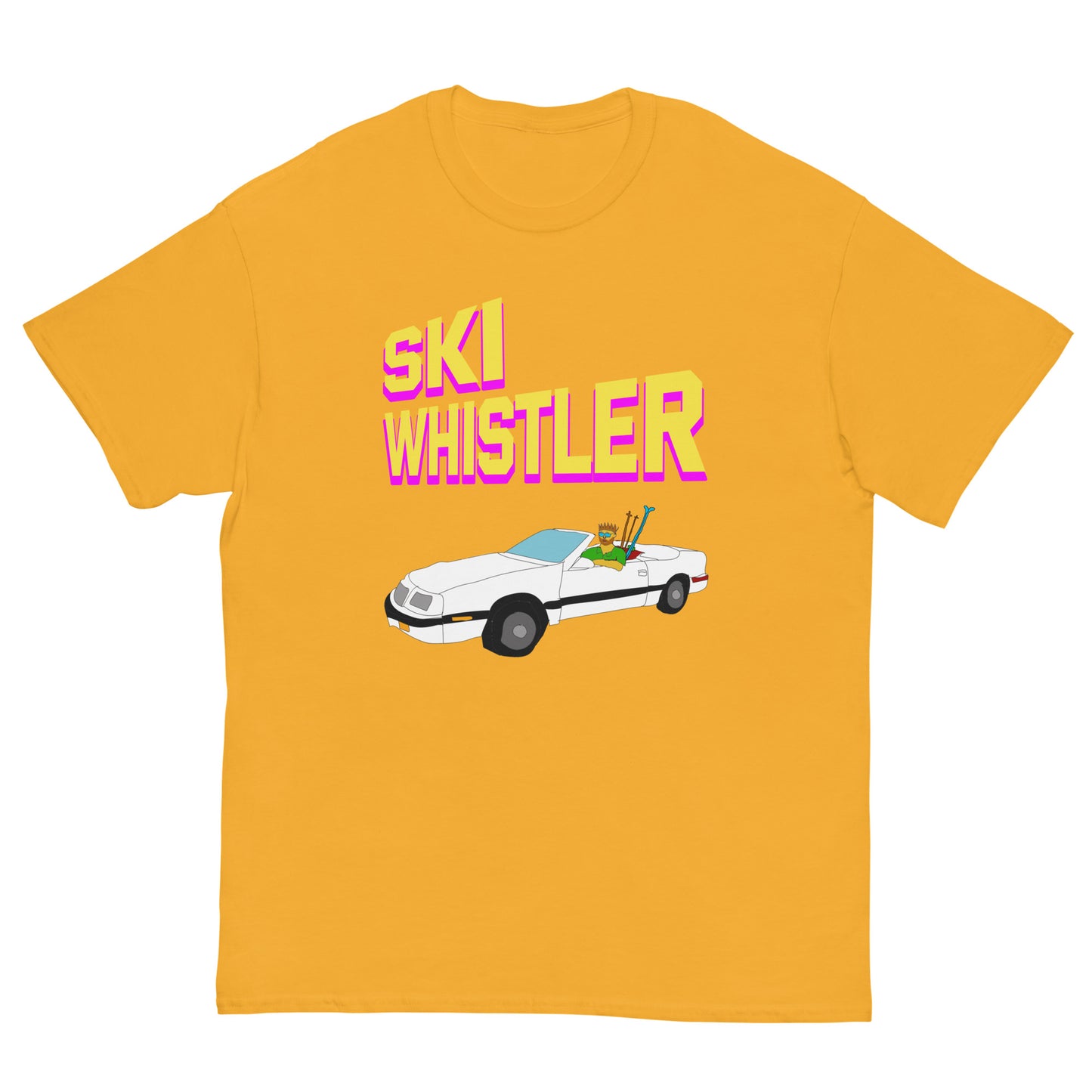Ski Whistler convertible printed t-shirt