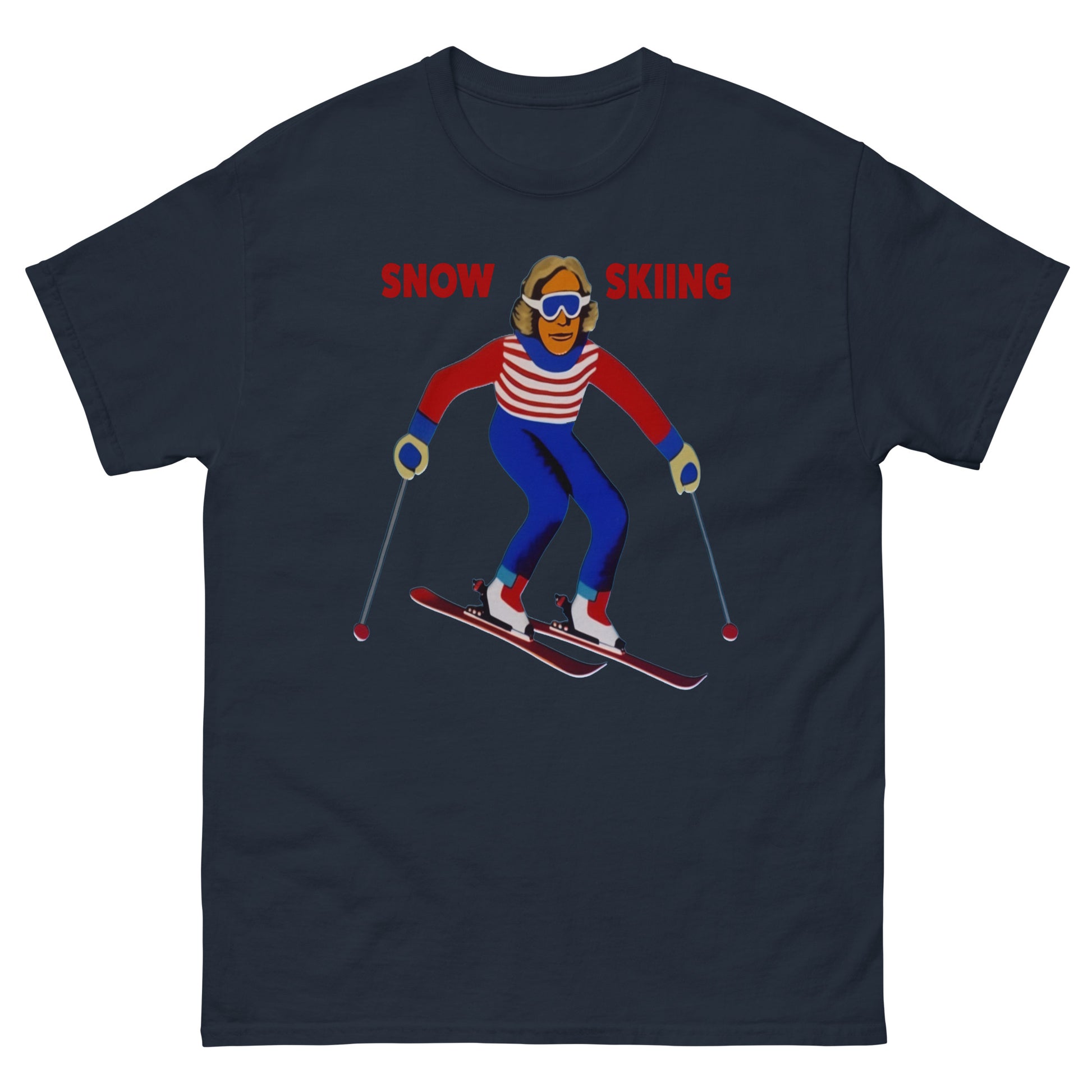 Snow Skiing printed t-shirt by Whistler Shirts