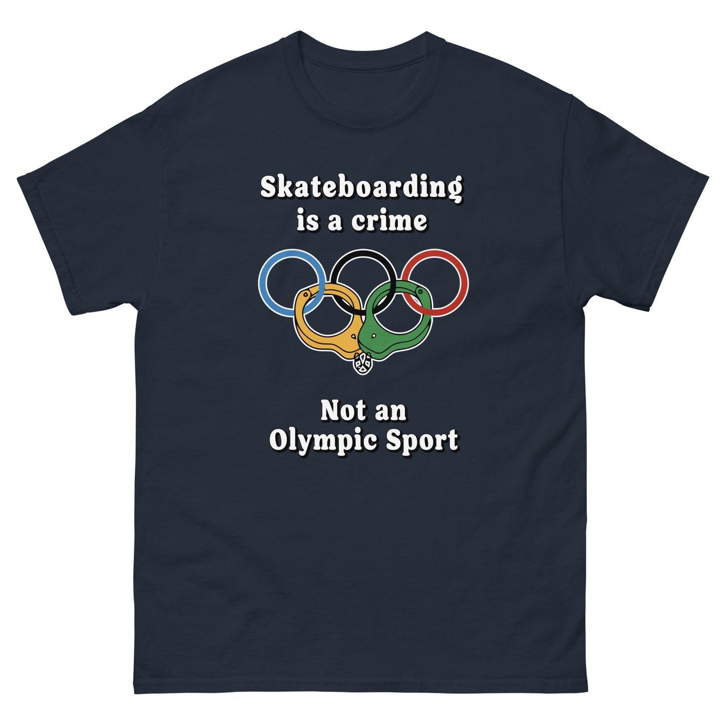 Skateboarding is a Crime T-shirt