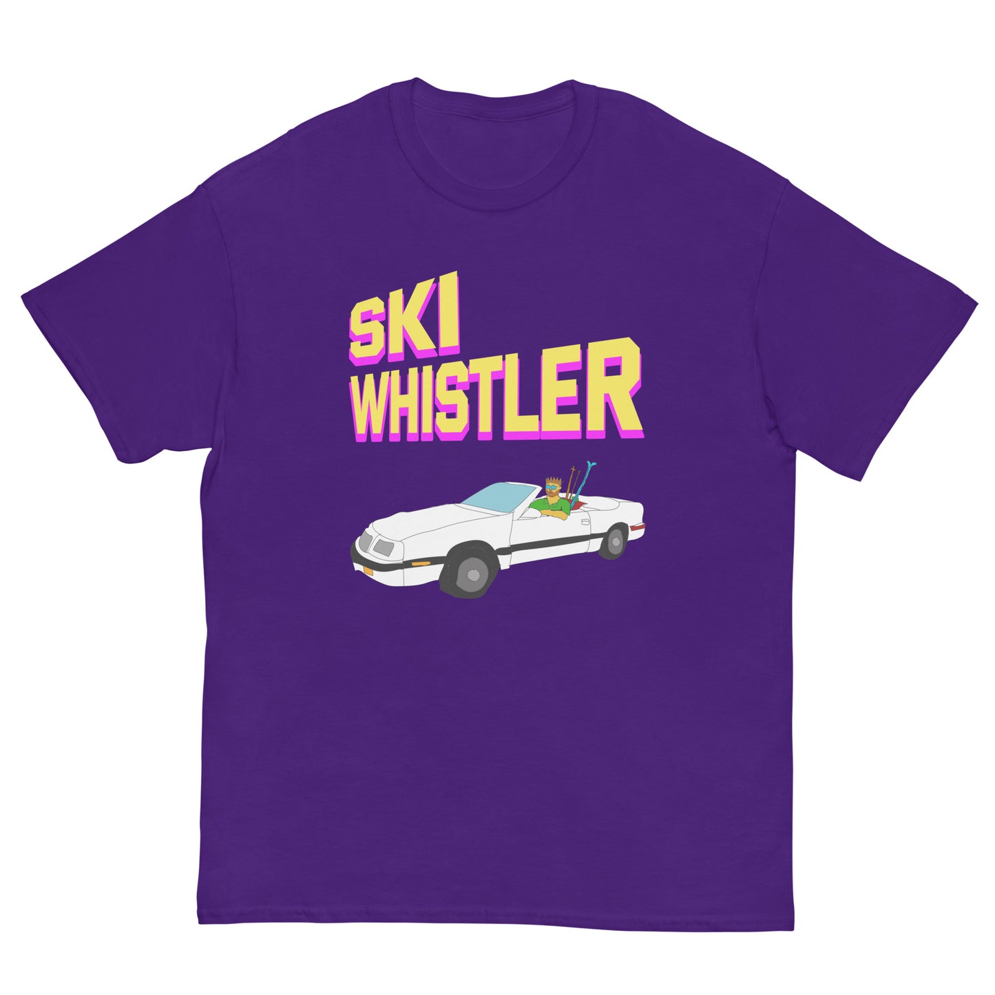 Ski Whistler convertible printed t-shirt