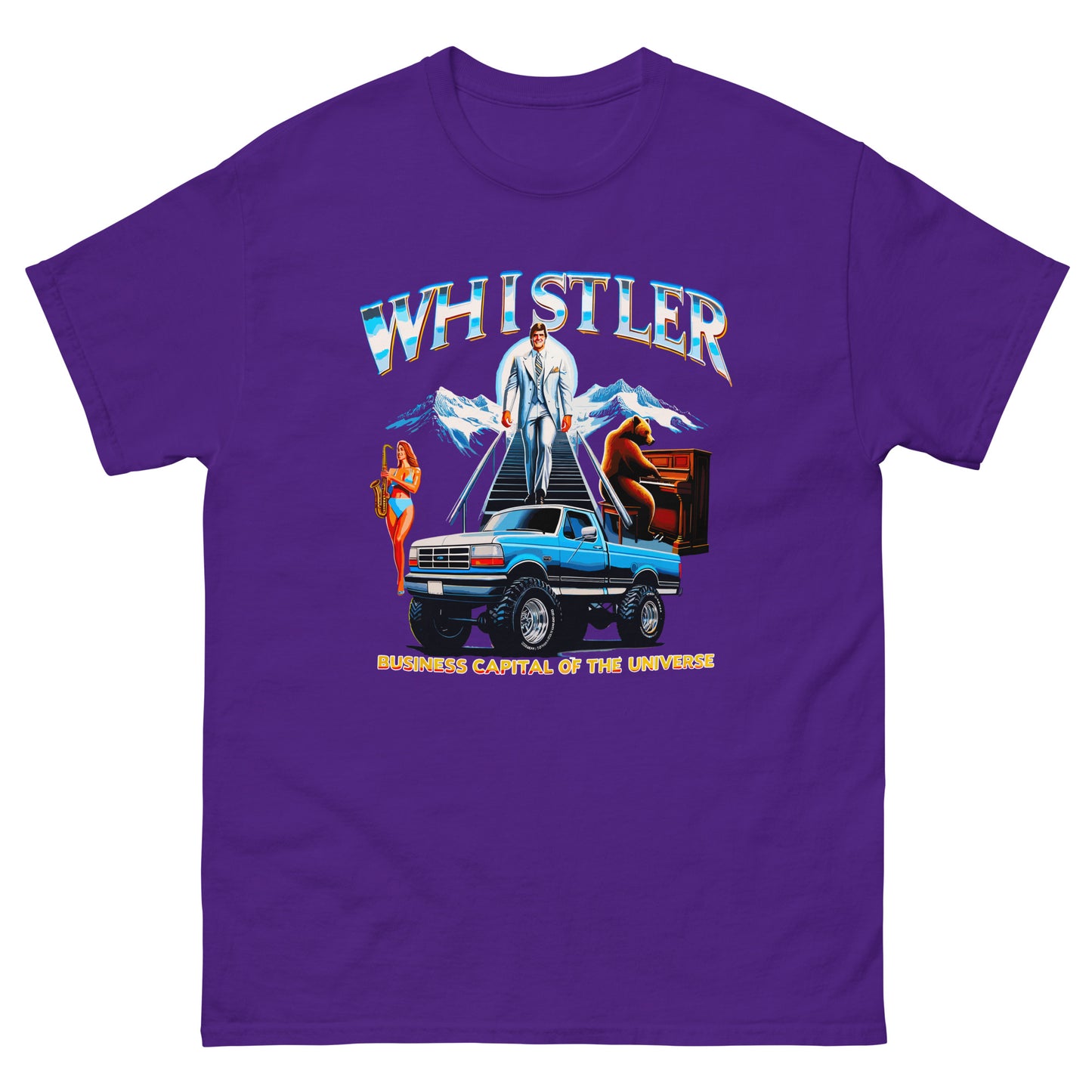 Whistler Business Capital of the Universe T-shirt printed by Whistler Shirts
