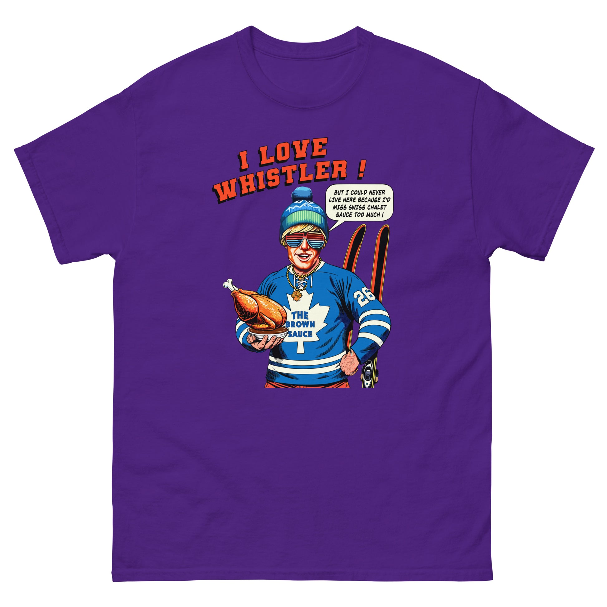 I Love Whistler Ontario Bro T-shirt printed by Whistler Shirts