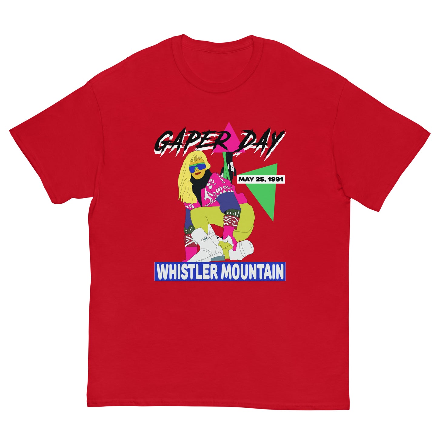Gaper day 1991 Whistler mountain printed t-shirt