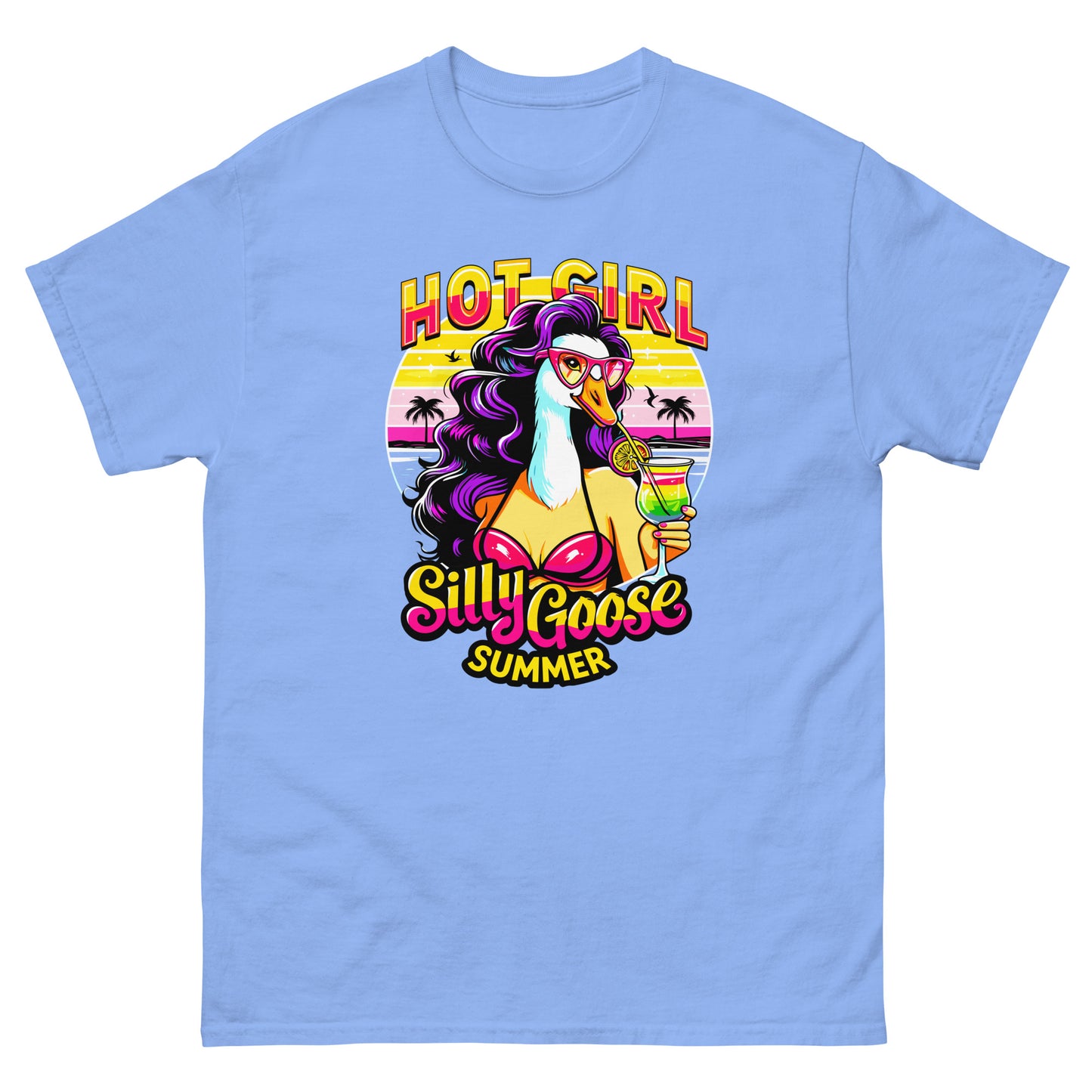 Hot Girl Silly Goose Summer design printed on T-shirt by Whistler Shirts