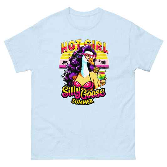 Hot Girl Silly Goose Summer design printed on T-shirt by Whistler Shirts