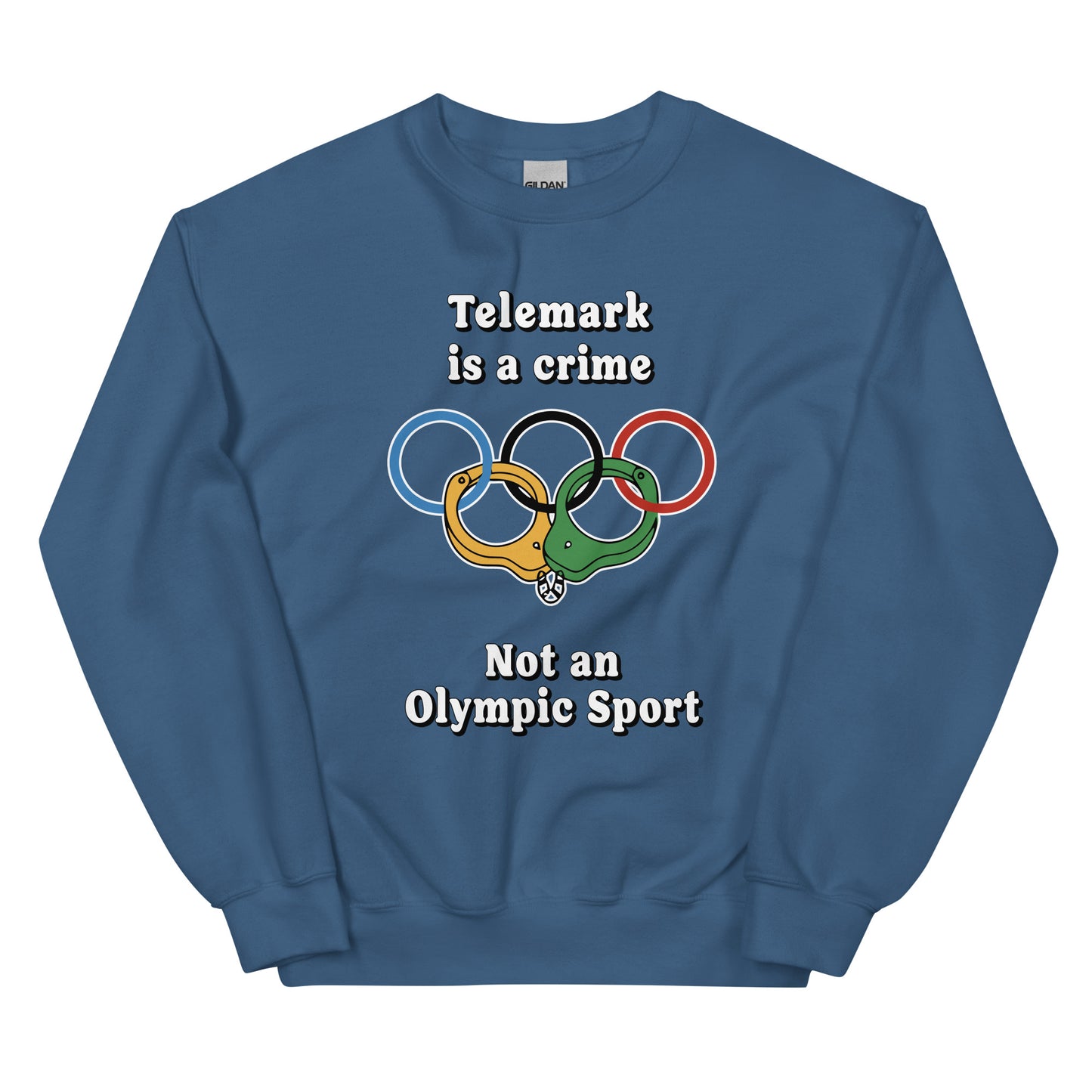 Telemark is a Crime Crewneck Sweatshirt