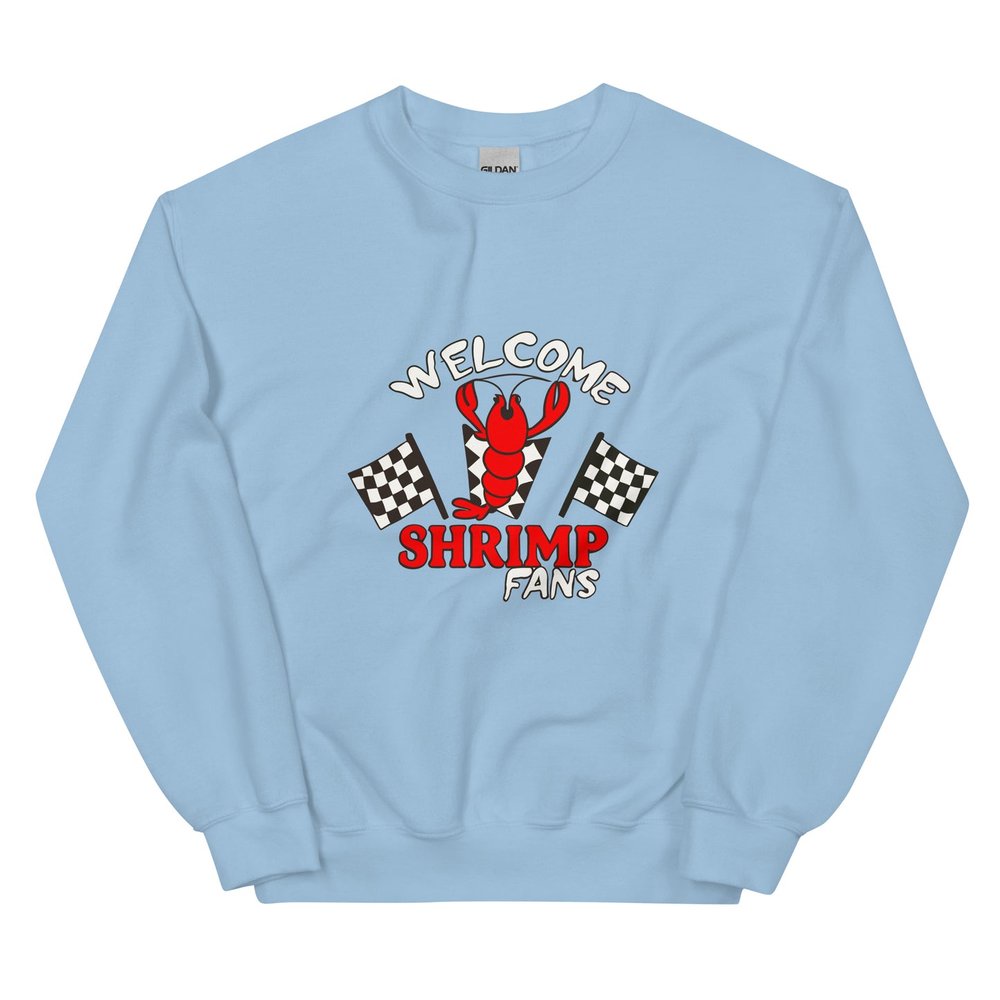 Welcome Shrimp Fans Crewneck Sweatshirt