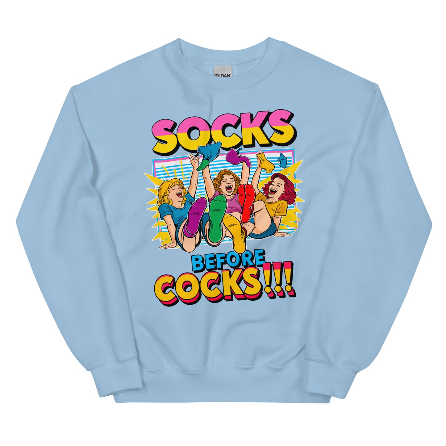 Socks Before Cocks Crewneck Sweatshirt