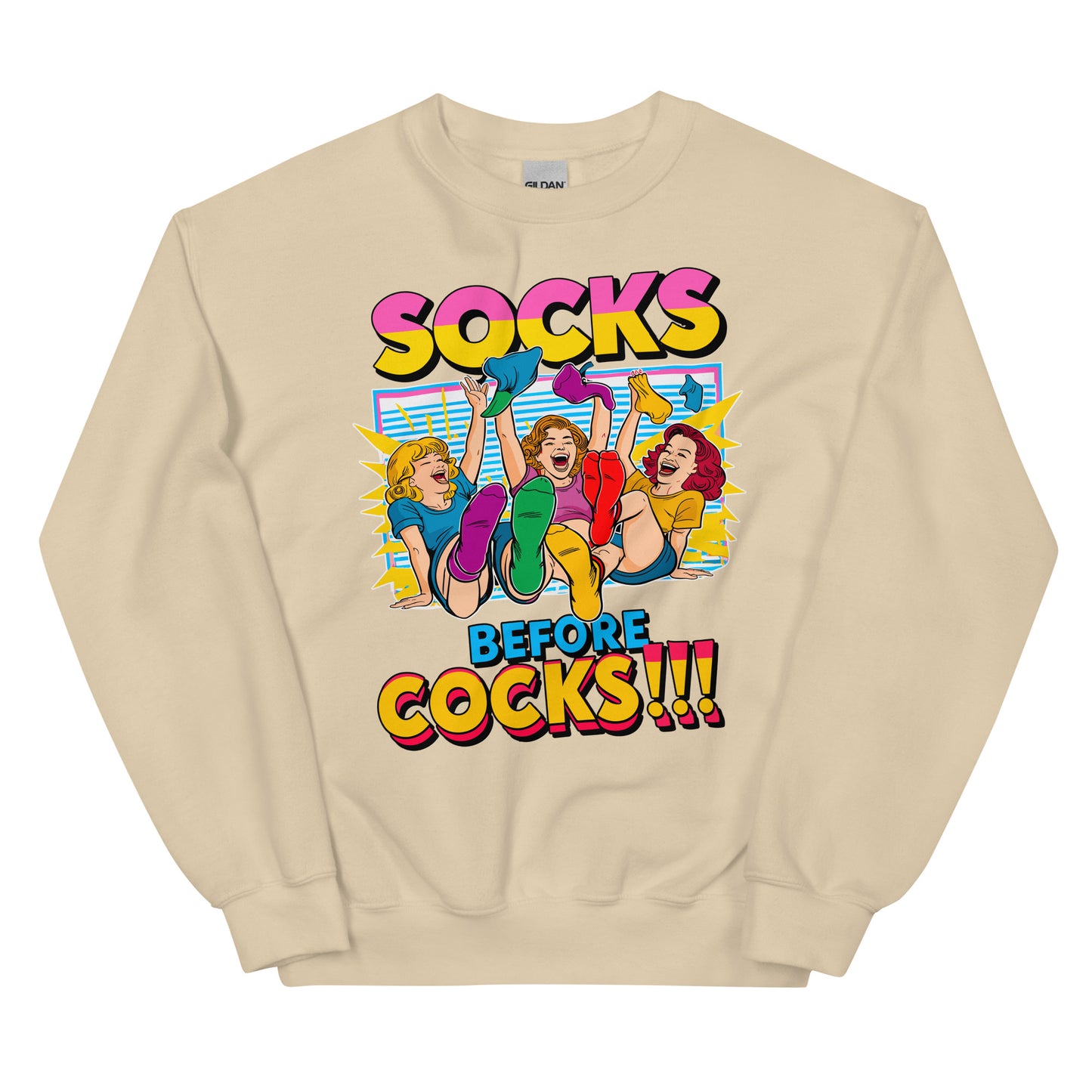 Socks Before Cocks Crewneck Sweatshirt