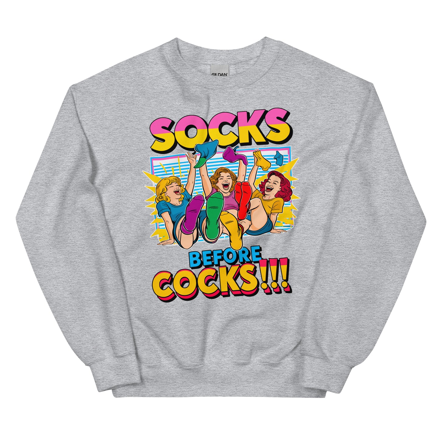 Socks Before Cocks Crewneck Sweatshirt