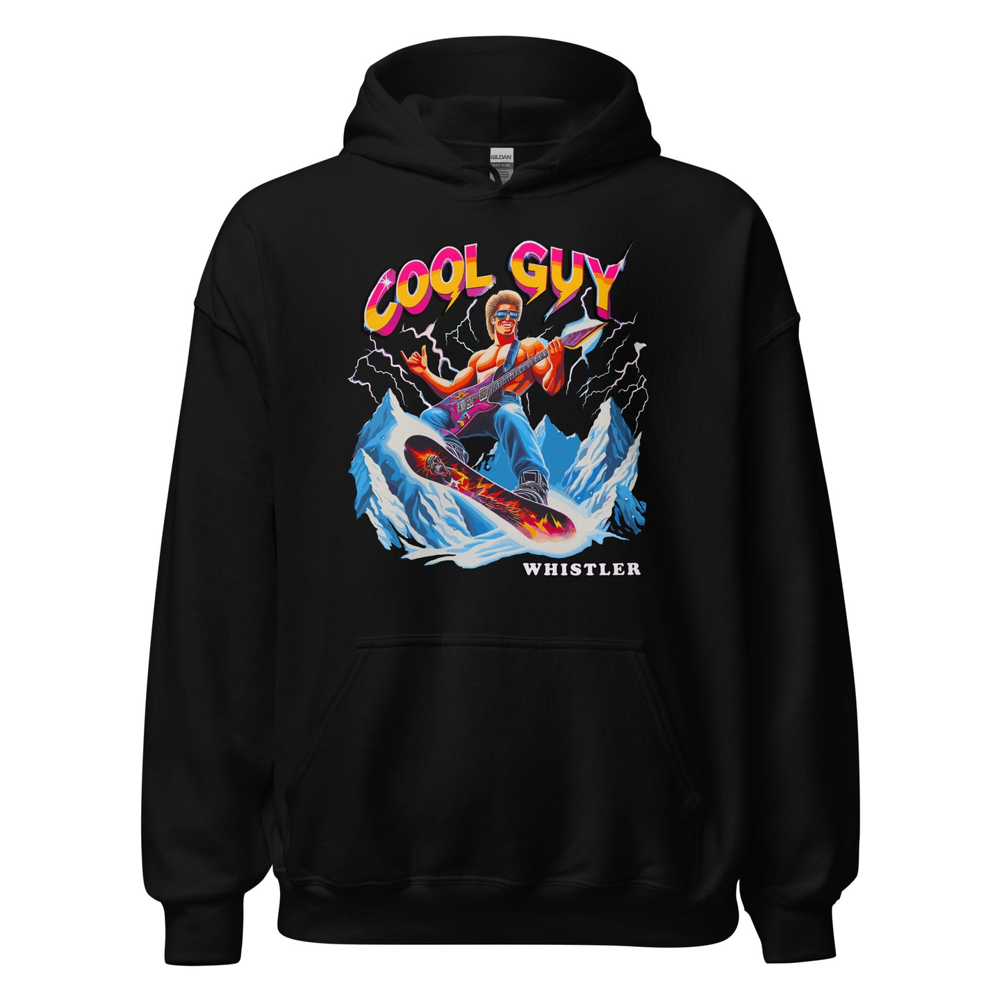 Cool Guy Whistler Hoodie printed by Whistler Shirts