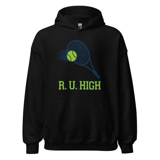R. U. High Tennis Hoodie printed by Whistler Shirts