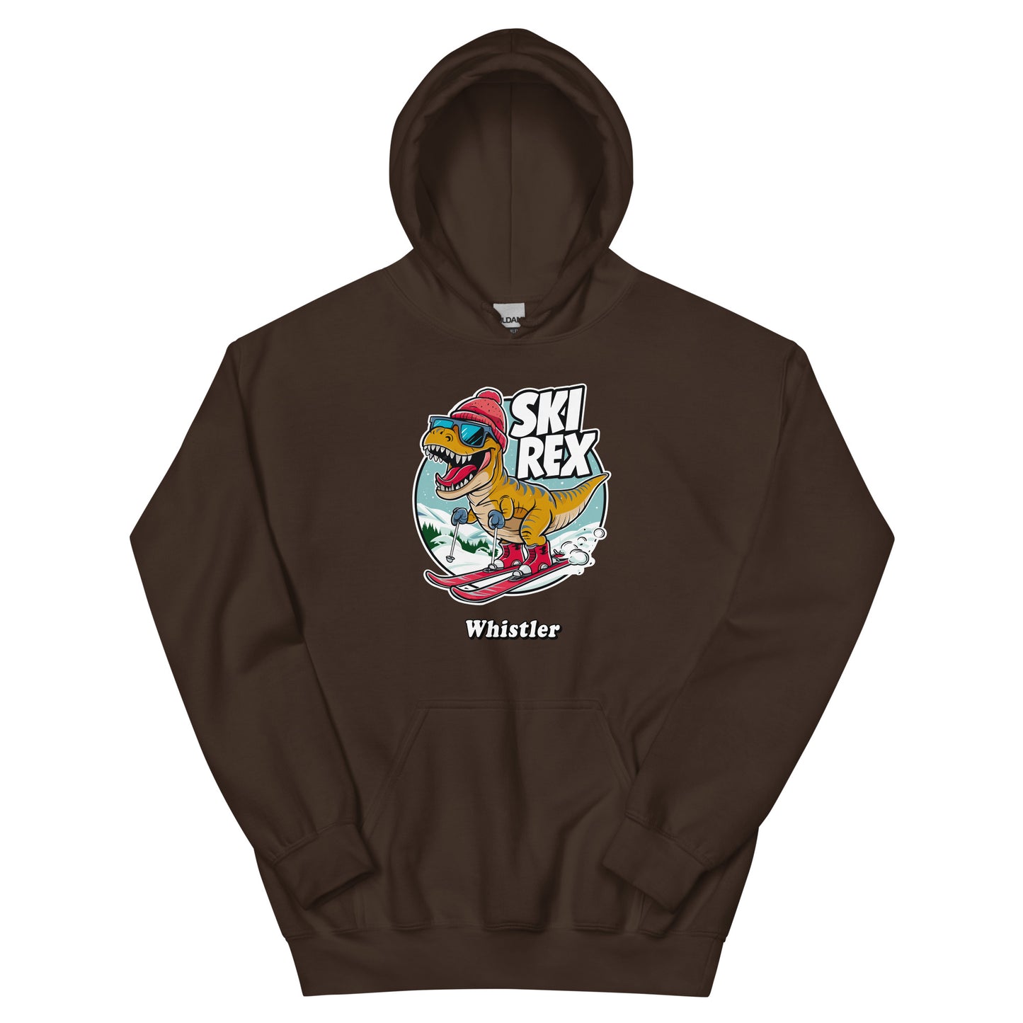 Ski Rex Whistler printed hoodie by Whistler Shirts