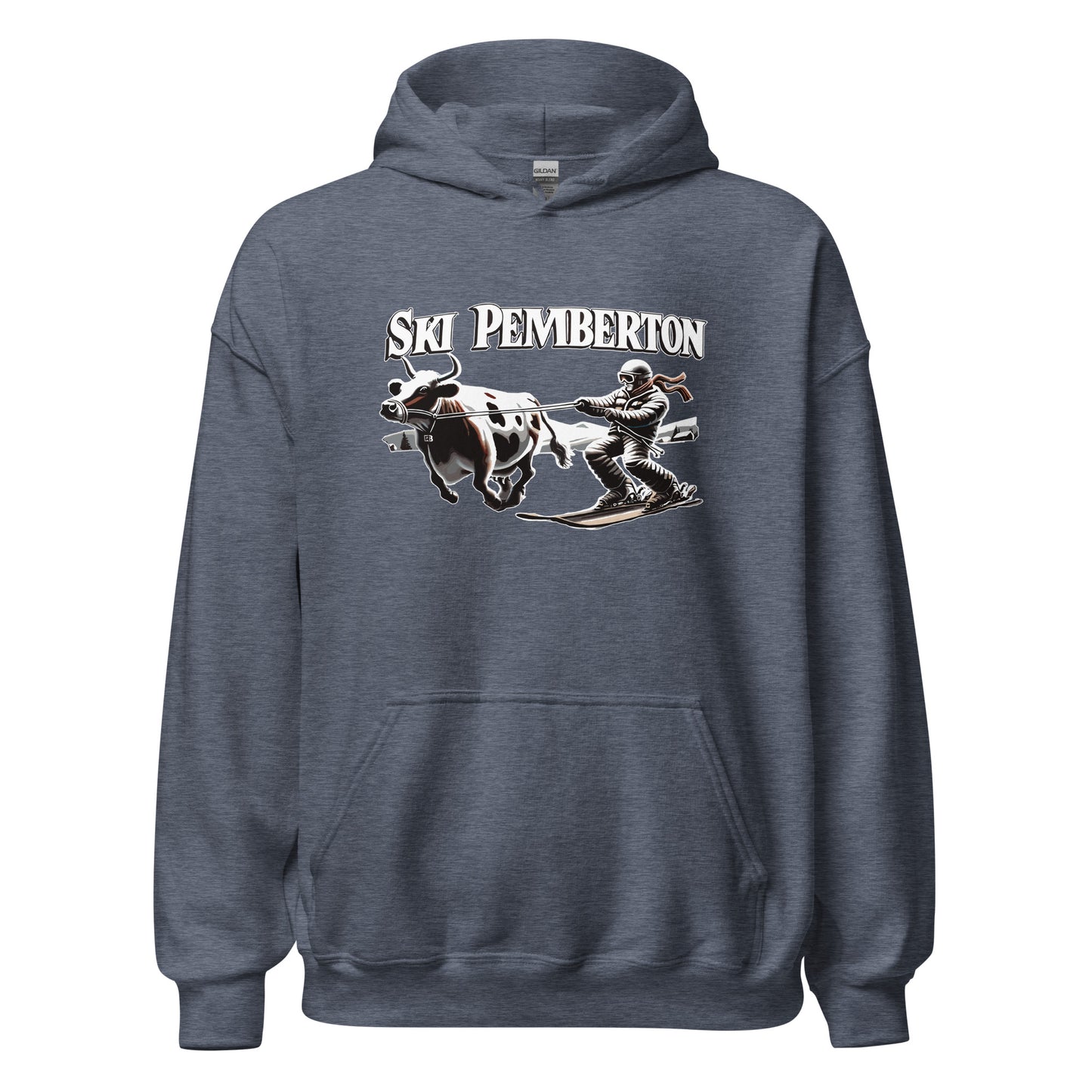 Ski Pemberton Hoodie printed by Whistler Shirts