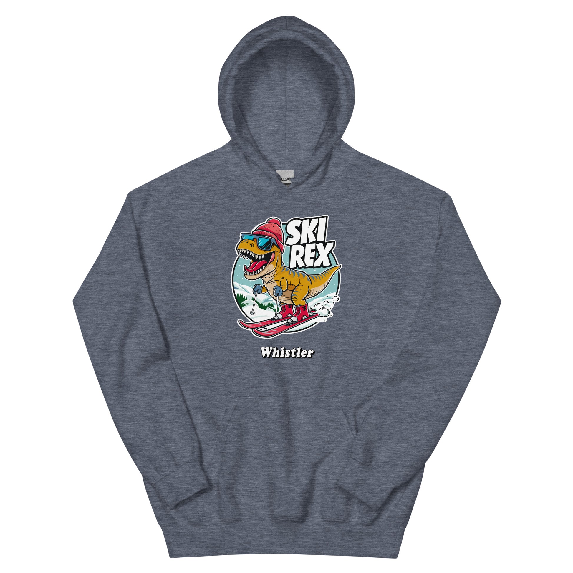 Ski Rex Whistler printed hoodie by Whistler Shirts