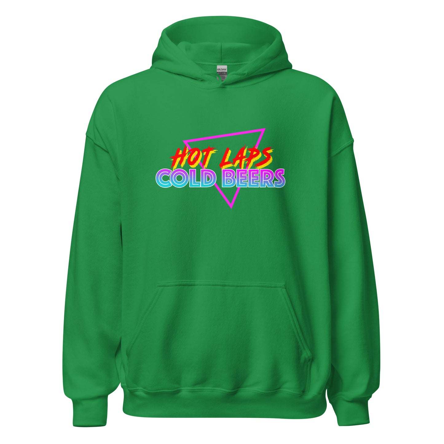 Hot Laps Cold Beers Hoodie printed by Whistler Shirts