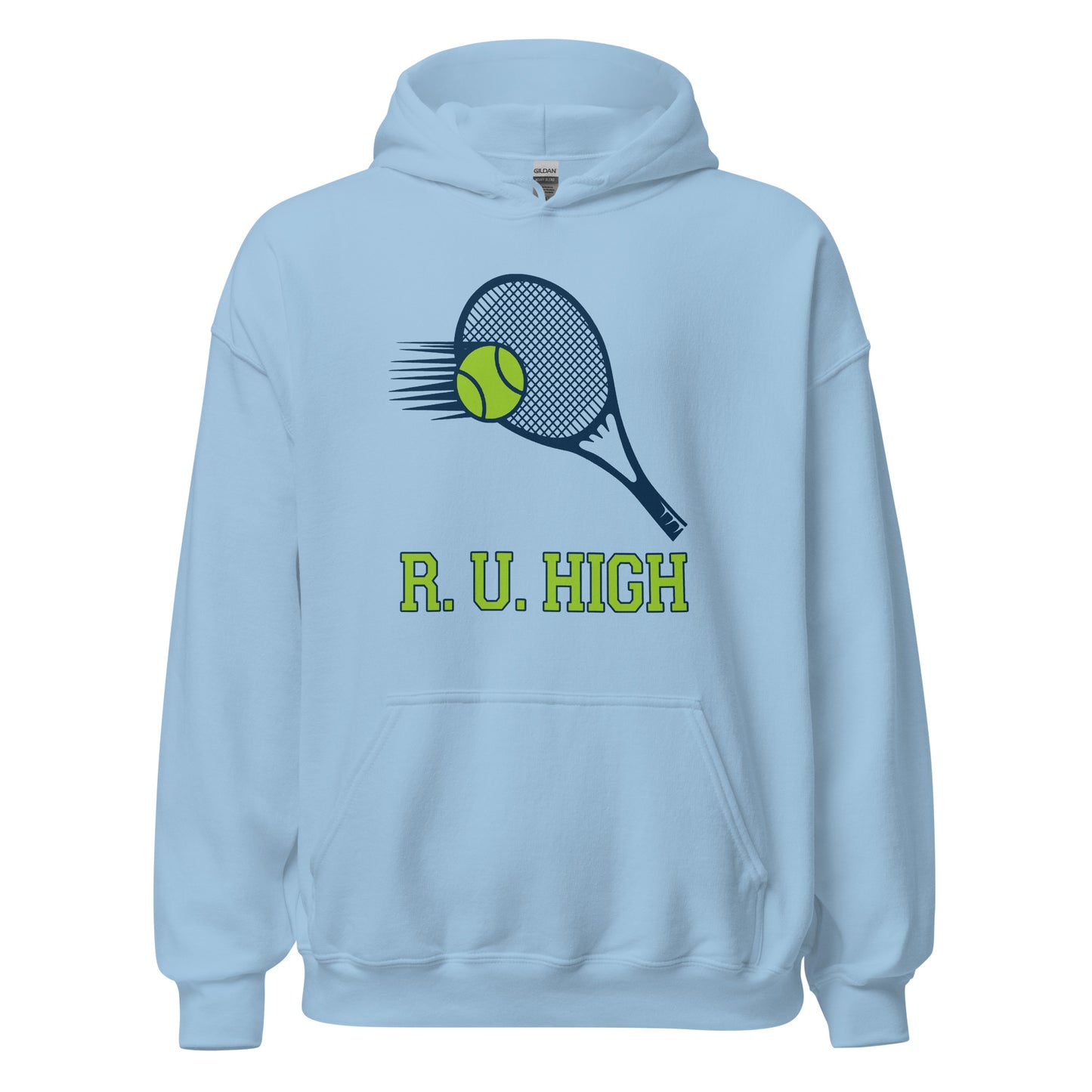 R. U. High Tennis Hoodie printed by Whistler Shirts