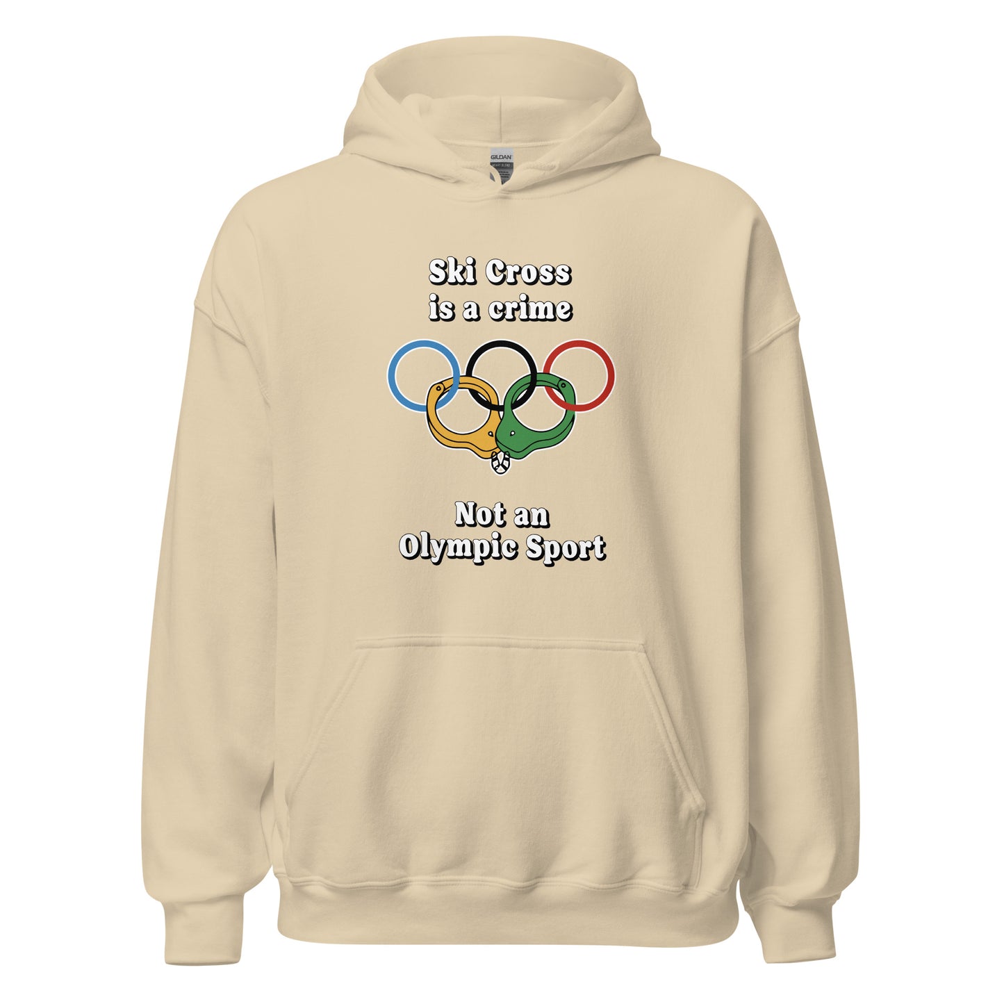 Ski Cross is a Crime Hoodie