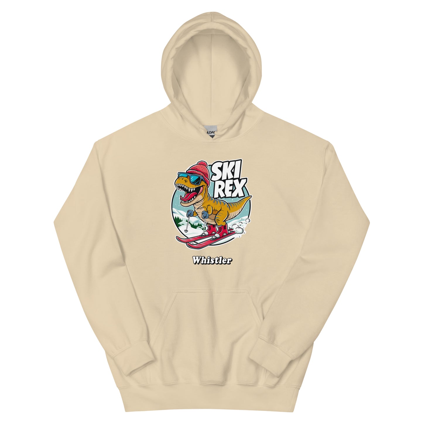 Ski Rex Whistler printed hoodie by Whistler Shirts