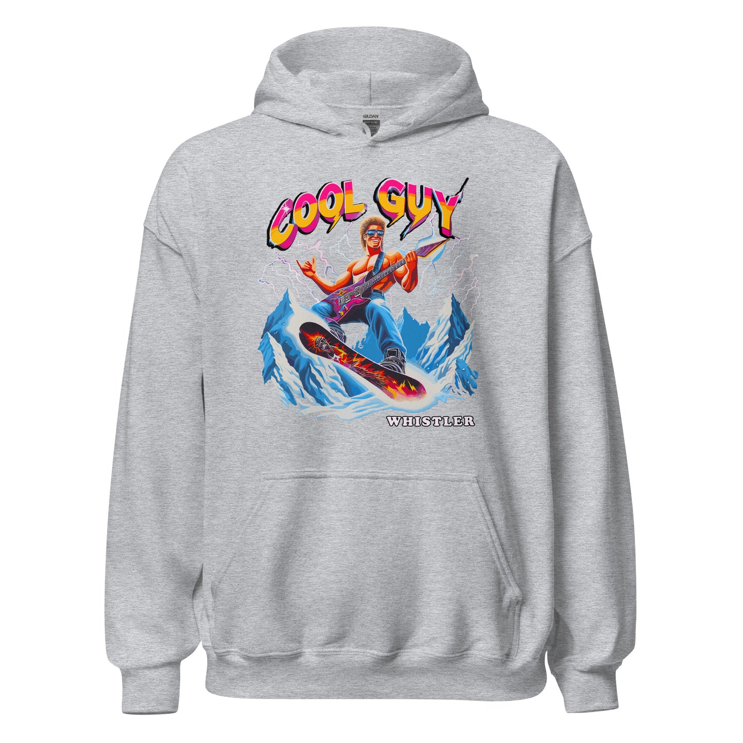 Cool Guy Whistler Hoodie printed by Whistler Shirts