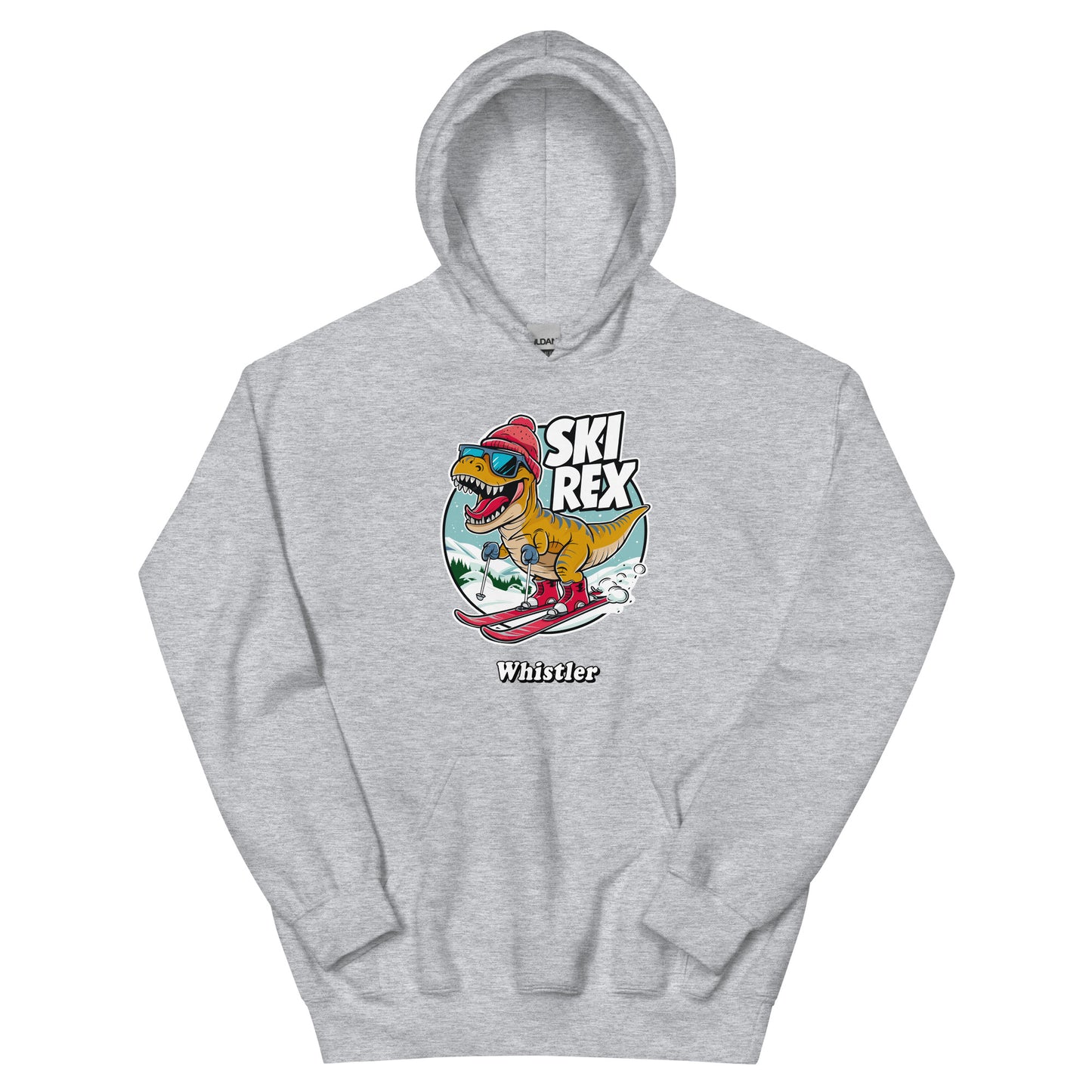 Ski Rex Whistler printed hoodie by Whistler Shirts