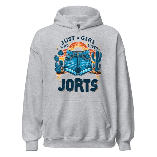 I'm Just A Girl Who Loves Jorts Hoodie