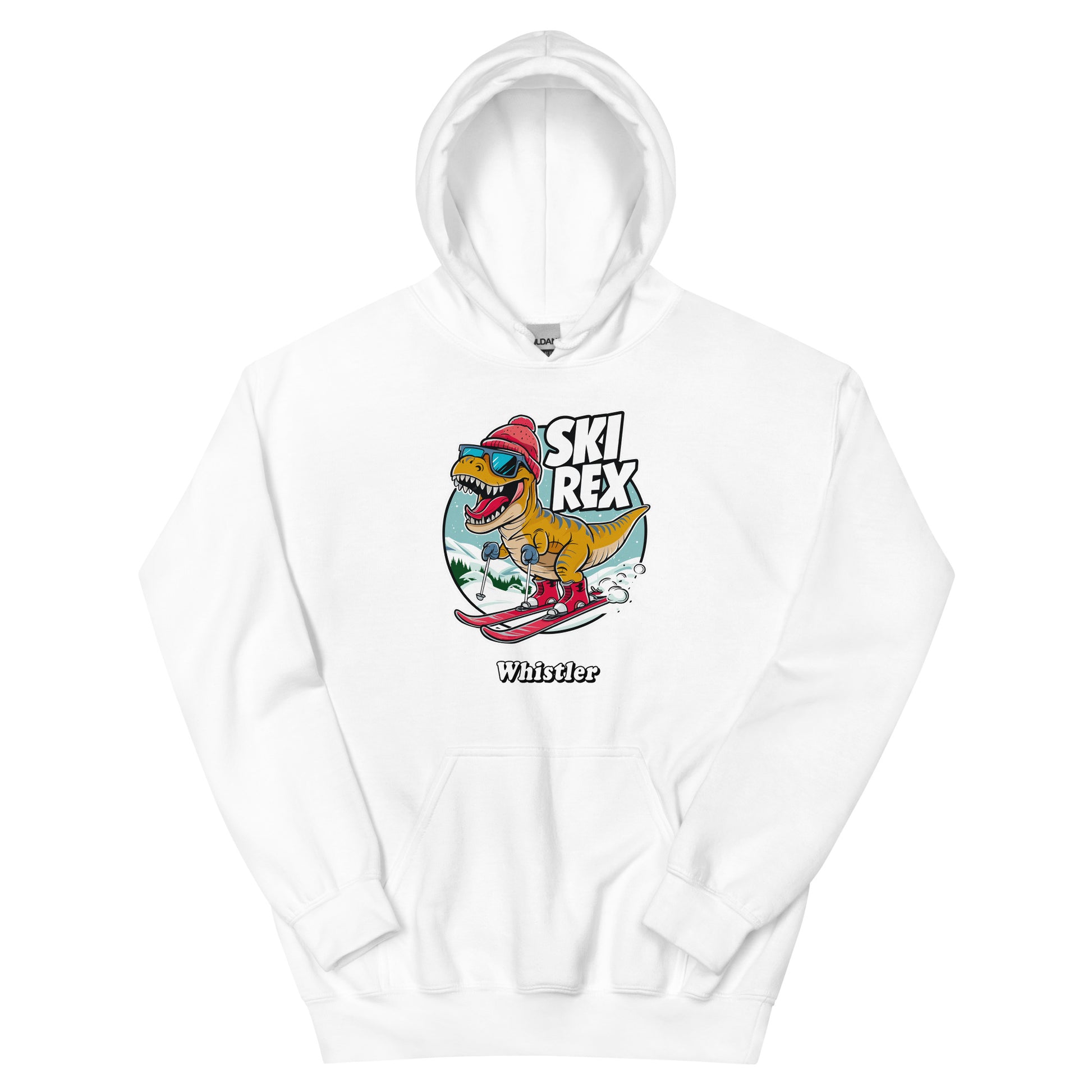 Ski Rex Whistler printed hoodie by Whistler Shirts