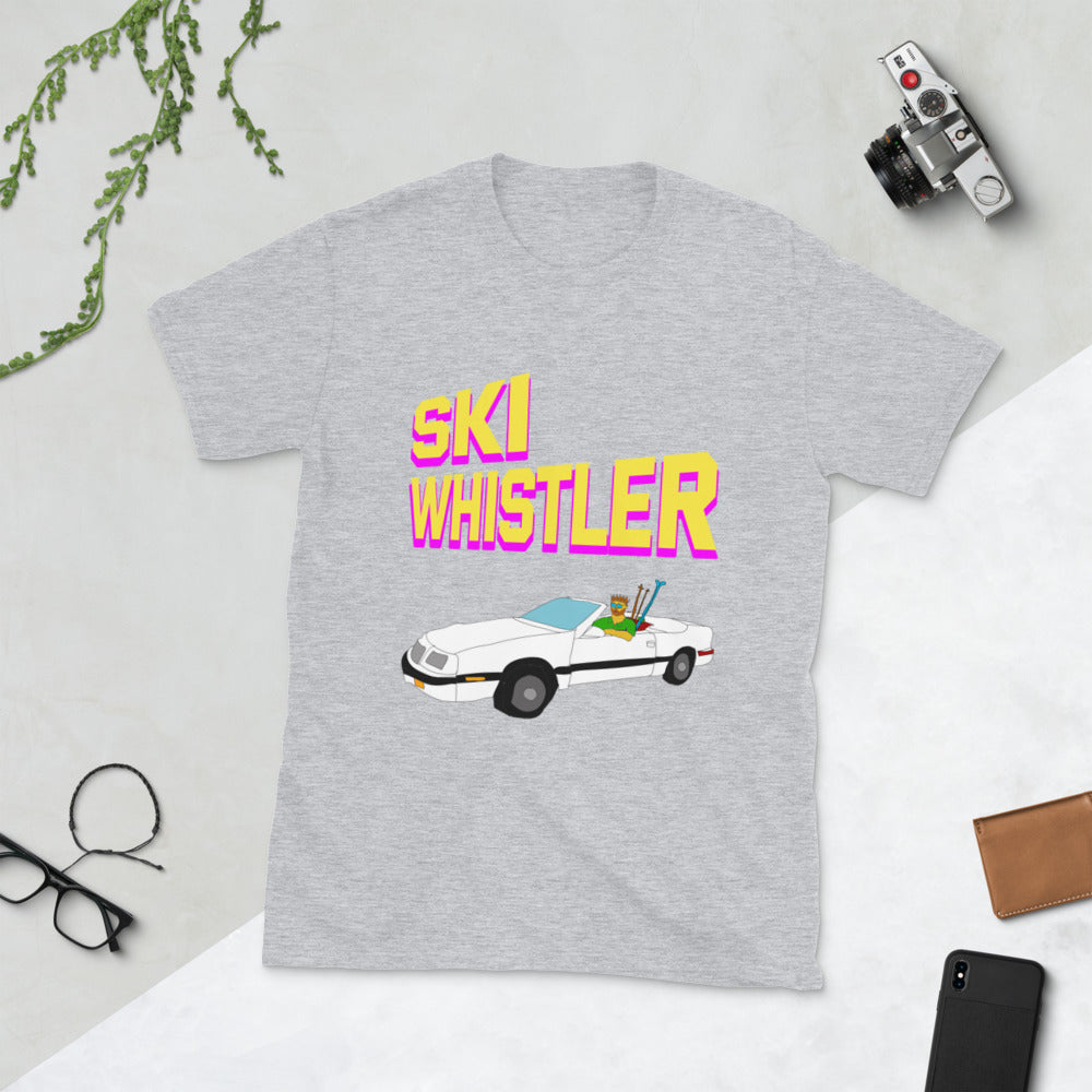 Ski Whistler lebaron convertible printed t-shirt