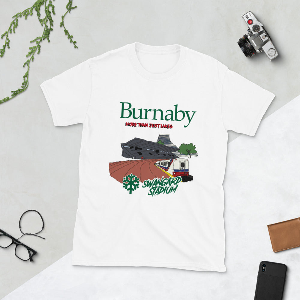 burnaby swangard station stadium printed t-shirt