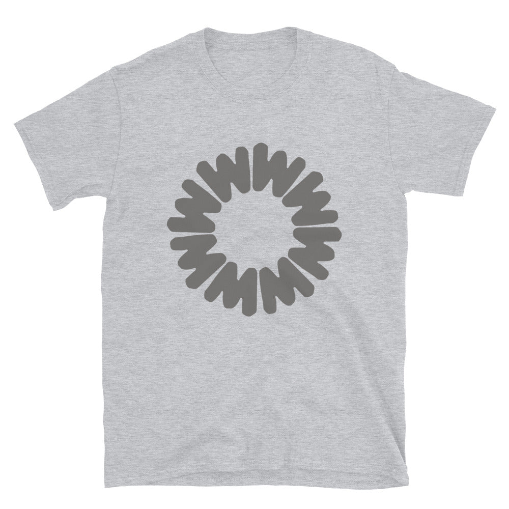 Whistler retro logo grey printed t-shirt