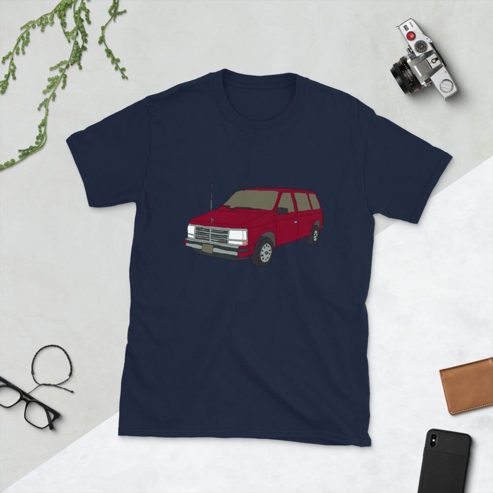 red car printed t-shirt
