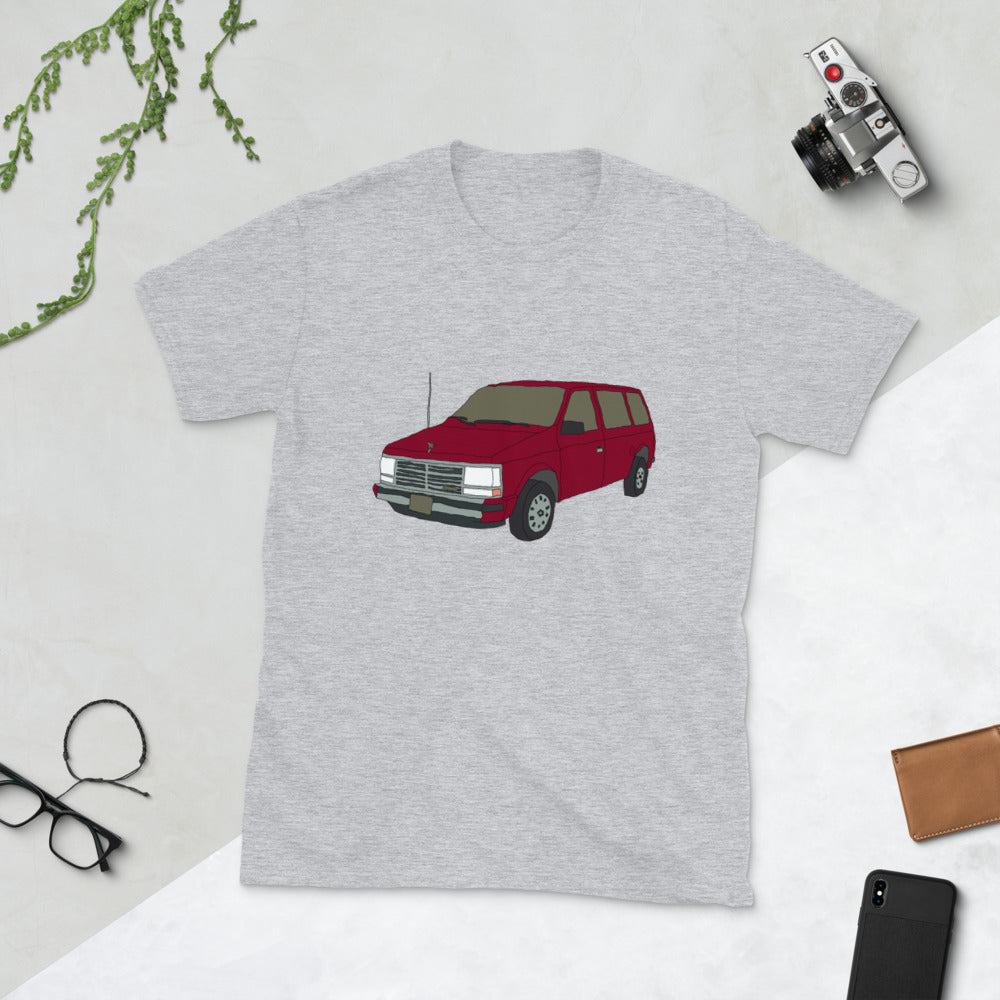 red car printed t-shirt