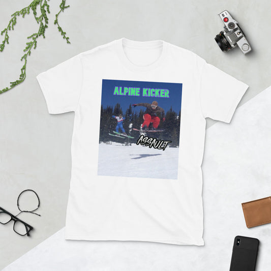 alpine kicker assault photo printed on tshirt
