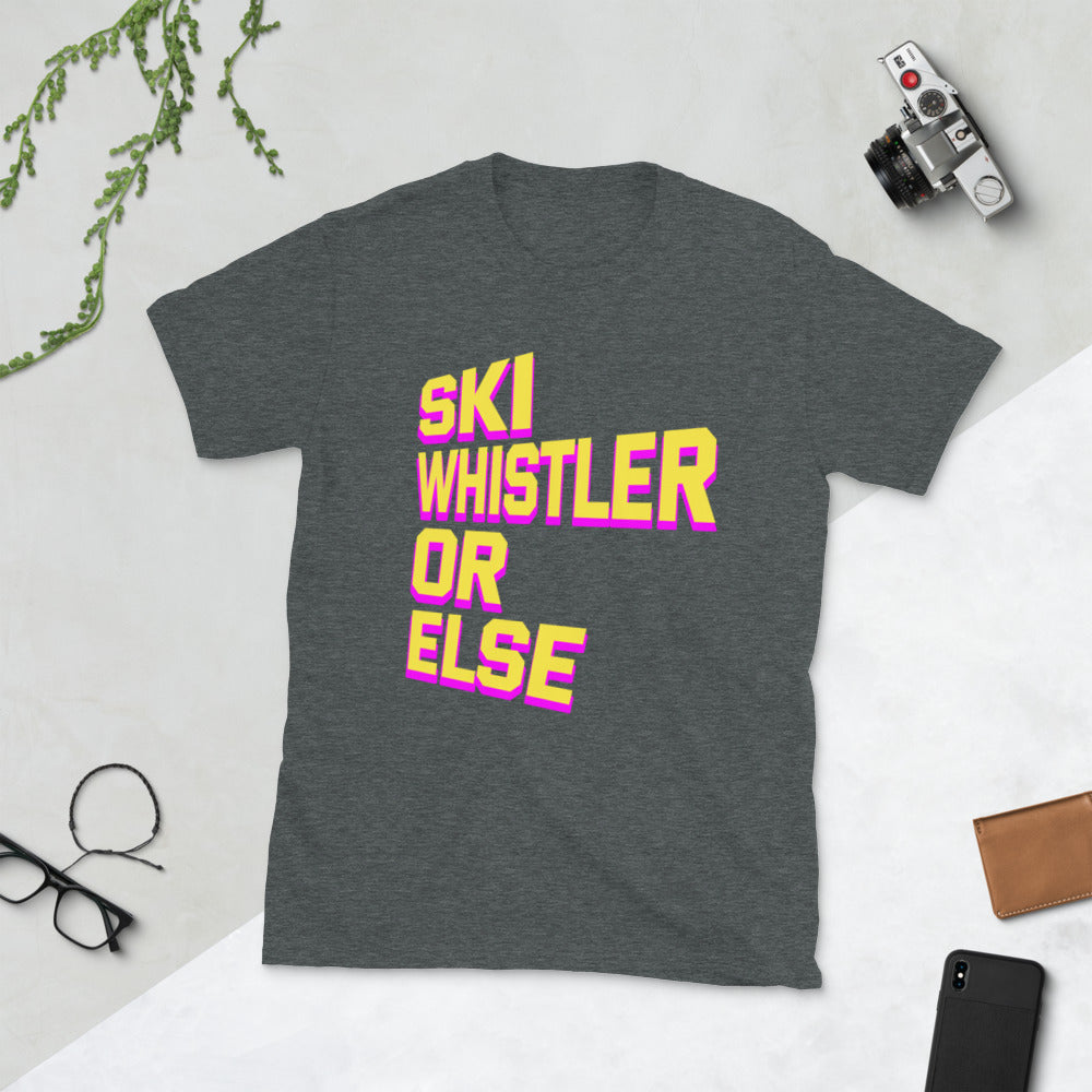 Ski Whistler or else printed t-shirt