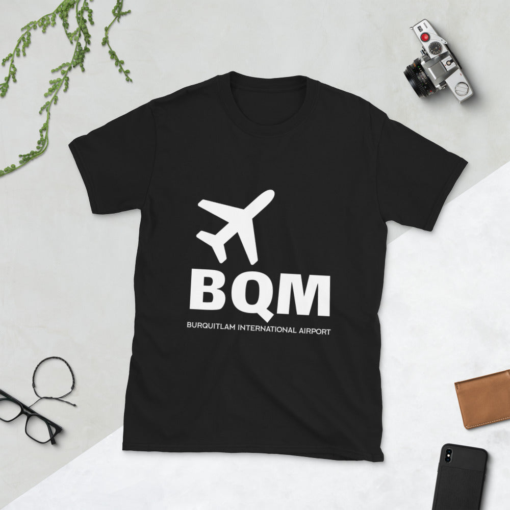 Burquitlam airport printed t-shirt