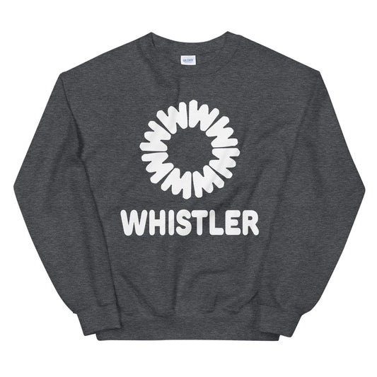 Whistler retro logo printed crewneck