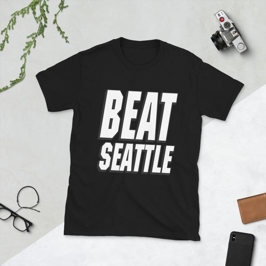 beat seattle printed t-shirt
