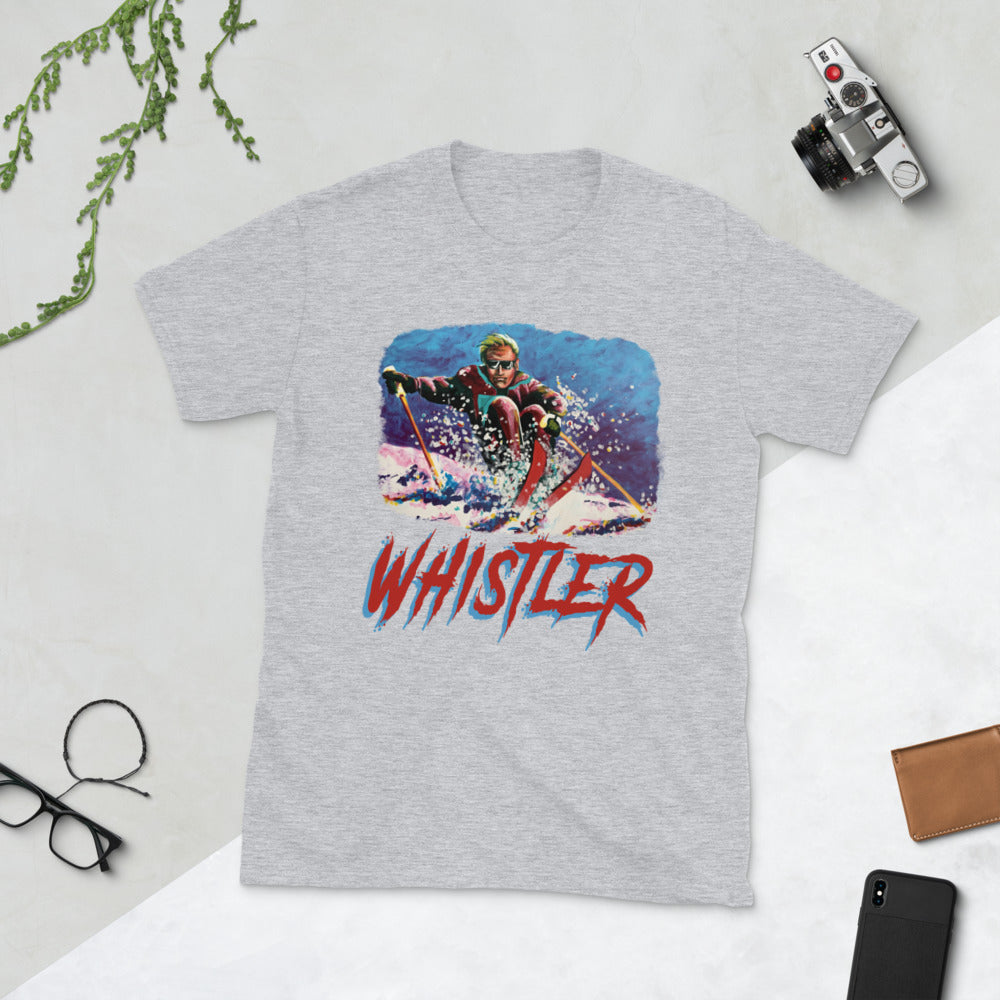 Whistler skier printed t-shirt