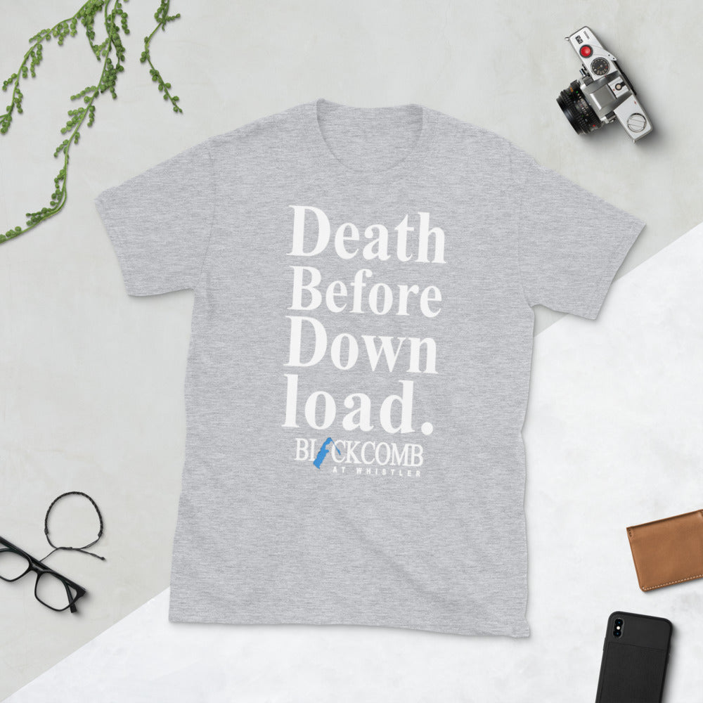 Death before download printed t-shirt